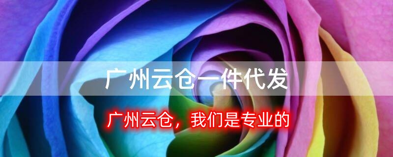 廣州云倉(cāng)一件代發(fā)