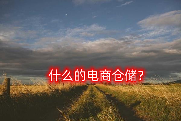 什么是電商倉儲(chǔ)？